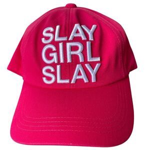 HOT PINK BASEBALLL CAP‎ -SLAY GIRL SLAY BY QE